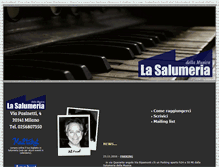 Tablet Screenshot of lasalumeriadellamusica.com